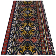Dywany - Modny winylowy dywan Kwiatowy wzór boho 140x210 cm - miniaturka - grafika 1