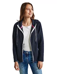 Cecil Żakardowa kurtka damska, niebieski, S - Kurtki damskie - miniaturka - grafika 1