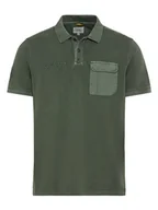 Koszulki męskie - Camel Active Koszulka polo w kolorze khaki - miniaturka - grafika 1