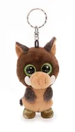 Plecaki - Breloczek GLUBSCHIS Dzik Trufla Fluffle 9cm brązowy - Pluszowy towarzysz przytulanka zwierzęca z kółkiem na klucze do smyczy, torby albo plecaka - miniaturka - grafika 1