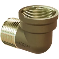 Łączniki, trójniki, kształtki - Mexen BRASS kolano mosiężne 2 GZ x 2 GW - W97410-2020 - miniaturka - grafika 1