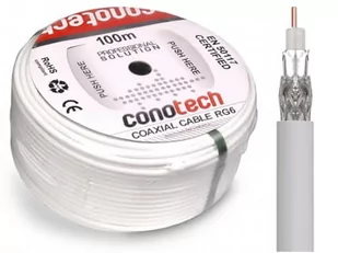 Conotech Kabel antenowy CONOTECH NS100 Trishield na metry - Kable miedziane - miniaturka - grafika 1