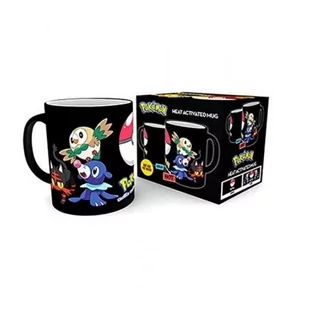 GB eye Pokemon Evolve  Heat Change Mug kubek czarny, czarny, STANDARD MGH0038 - Kubki - miniaturka - grafika 1