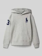 Swetry dla chłopców - Bluza z kapturem o kroju regular fit z mieszanki bawełny - miniaturka - grafika 1