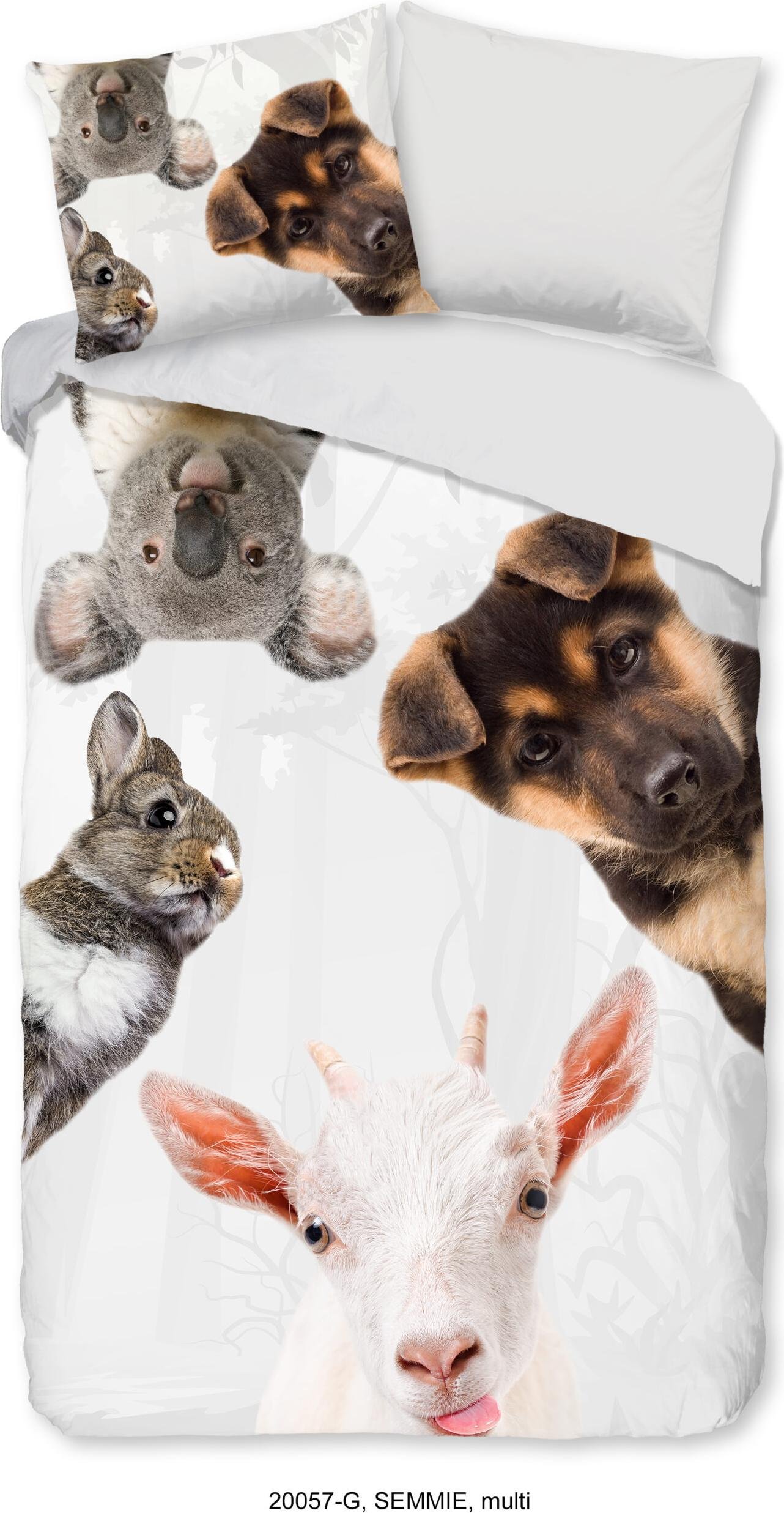 Bawełniana pościel dziecięca jednoosobowa 140x220 cm Semmie – Good Morning