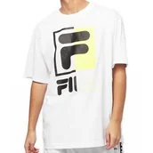 Koszulki męskie - Koszulka męska Fila 687475M67 SAKU Biała - miniaturka - grafika 1