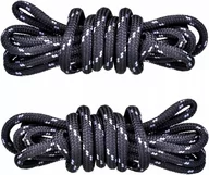 Akcesoria obuwnicze - Czarno-szare Sznurowadła 5 Mm Do Śniegowców 180 Cm - miniaturka - grafika 1