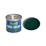 Akcesoria i części modelarskie - Revell Farba Email Color 40 Black-Green Mat 14ml - miniaturka - grafika 1