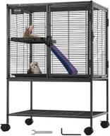 Klatki dla gryzoni - Metalowa Klatka dla Małych Zwierząt 86 cm - miniaturka - grafika 1