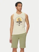 Koszulki męskie - Blend Tank top 20718290 Beżowy Regular Fit - miniaturka - grafika 1