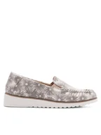 Mokasyny damskie - Clara Barson Mokasyny MARISA WS22176-01 Beżowy - miniaturka - grafika 1