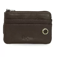 Portfele - Pepe Jeans Badge Portfel z Kartką, Jedyny w swoim rodzaju, Brązowy, única, Portfel badge - miniaturka - grafika 1
