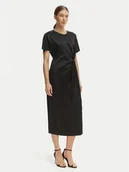 Sukienki - Rinascimento Sukienka koktajlowa CFC0127457003 Czarny Regular Fit - miniaturka - grafika 1