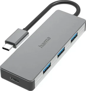 Hama Hub Multiport USB-C 3x USB-A 3.2 GEN2 1xUSB-C PD+DATA 200105 - Huby USB - miniaturka - grafika 1