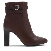 Botki damskie - Botki Gino Rossi HESTIA-110439 Brązowy - miniaturka - grafika 1