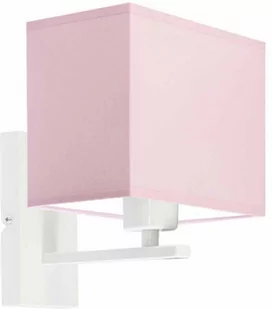 KINKIET DLA DZIEWCZYNKI BIAŁY/RÓŻ ROSALIE - Lampy ścienne - miniaturka - grafika 1