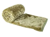 Koce - Koc Elway 160x210 tłoczony oliwkowy - miniaturka - grafika 1