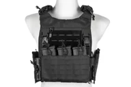 Odzież taktyczna i umundurowanie - Kamizelka Taktyczna typu Plate Carrier Specna Arms Tactical QR Czarna - miniaturka - grafika 1