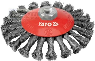 Yato Szczotka tarczowa z gwintem, drut nierdzewny YT-4764 - Materiały ścierne - miniaturka - grafika 1
