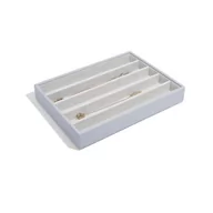Pudełka i szkatułki - Stackers Szkatułka na biżuterię Stackers pięciokomorowa classic lawendowa 74595 - miniaturka - grafika 1