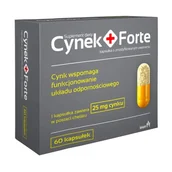 Przeziębienie i grypa - LEK-AM Cynek + Forte 25 mg x 60 kaps - miniaturka - grafika 1