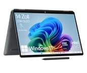 Laptopy 2w1 - HP OmniBook Ultra Flip Next Gen AI Intel Core Ultra 7 256 V z dedykowanym NPU dla sztucznej inteligencji 47 NPU Topy Copilot+ ekran OLED 14" 2,8K 16 GB 1 TB SSD Win11 - miniaturka - grafika 1