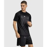 Kimona, stroje i obuwie - Venum Koszulka Techniczna Treningowa G-Fit Dry Tech T-shirt Deep Black/Desert Sand - miniaturka - grafika 1