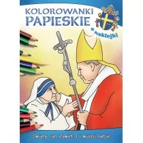 Sfinks Kolorowanki papieskie. Święty Jan Paweł II i ważni ludzie Ireneusz Korpyś, Anna Wiśnicka - Kolorowanki, wyklejanki - miniaturka - grafika 1