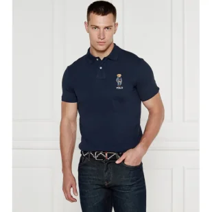 POLO RALPH LAUREN Polo | Custom slim fit | pique - Koszule męskie - miniaturka - grafika 1