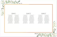 Wesele i ślub - Plany stołów weselnych - 90x60 cm - 1 szt. - miniaturka - grafika 1