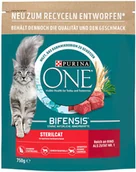 Sucha karma dla kotów - Purina ONE Sterilcat z wołowiną - 3 x 750 g - miniaturka - grafika 1