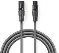 Kable komputerowe i do monitorów - Nedis 110 ohm XLR to XLR cable, 5 m - miniaturka - grafika 1