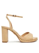 Sandały damskie - Aldo Sandały Gracious 13966703 Beżowy - miniaturka - grafika 1