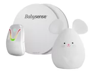 Elektroniczne nianie i monitory oddechu - BabySense Monitor oddechu 7 + Myszka LUCA by Natulino Innovations | Lampka nocna LED dla dziecka - miniaturka - grafika 1