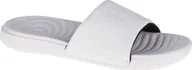 Klapki i japonki damskie - Under Armour Klapki Ansa Fixed Slides r. 39 Białe 3023772-101 - miniaturka - grafika 1