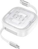 Kable USB - HOCO kabel All-in-one zwijany w zestawie z wymiennymi końcówkami PD 3A 60W U140 0,95 m biały - miniaturka - grafika 1