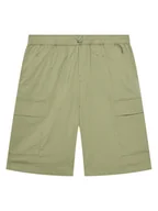 Spodenki damskie - United Colors Of Benetton Szorty materiałowe 4L2VC9046 Zielony Regular Fit - miniaturka - grafika 1