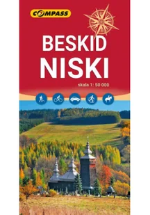 Mapa turystyczna Beskid Niski 1:50 000 - Atlasy i mapy - miniaturka - grafika 1
