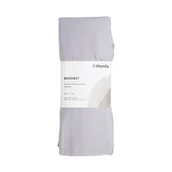 Prześcieradła - Prześcieradło DANIELLE satynowe szare 140x200 cm Homla - miniaturka - grafika 1