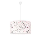 Wyposażenie pokoiku dziecięcego - Dziecięcy żyrandol na lince PRINT M 1xE27/40W/230V bajka - miniaturka - grafika 1