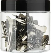 Pozostałe akcesoria fryzjerskie - Efalock Professional Metal-Clip 2A Klipsy do włosów metalowe, 4,5cm 50szt. - miniaturka - grafika 1