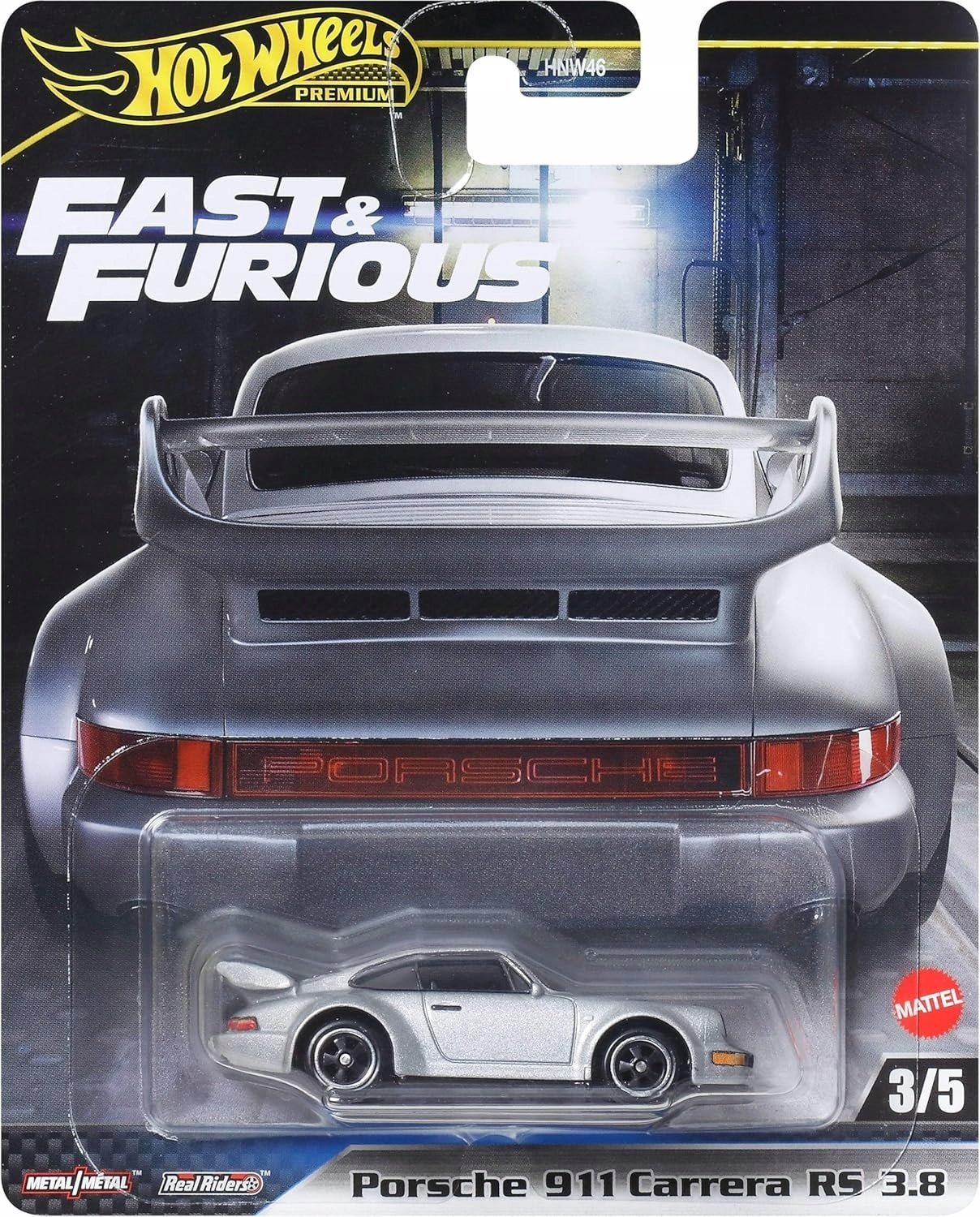 Mattel Hot Wheels Premium Fast & Furious JBM03 Porsche 911 Carrera RS 3.8