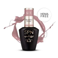 Lakiery hybrydowe - Lakier Hybrydowy do Paznokci Brązowy 601 Brooklyn Bridge 8 ml Spn Nails - miniaturka - grafika 1