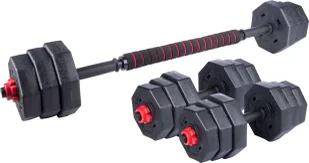 Zestaw hantli regulowanych sztanga UMBRO 20kg 19el - Sztangi - miniaturka - grafika 1