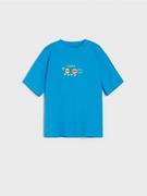 Koszulki dla chłopców - Sinsay - Koszulka - niebieski - miniaturka - grafika 1