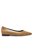 Baleriny - Tommy Hilfiger Baleriny Th Pointy Ballerina FW0FW08291 Khaki - miniaturka - grafika 1