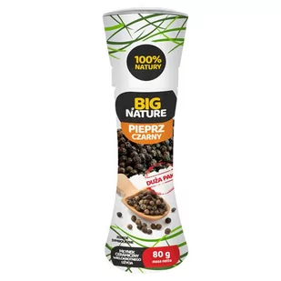 Big Nature Pieprz czarny w młynku 80 g - Pieprz - miniaturka - grafika 1