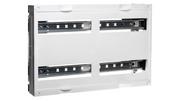 Rozdzielnie elektryczne - Hager Blok univers N dla aparatów modułowych modułowych montowanych poziomo, 4x12PLE 300x500mm UD22B1 - miniaturka - grafika 1