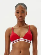 Stroje kąpielowe - Tommy Hilfiger Góra od bikini UW0UW05805 Czerwony - miniaturka - grafika 1