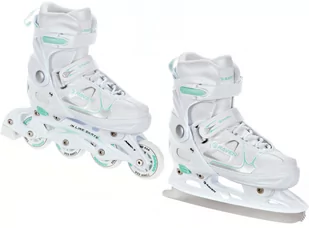 Rolki Łyżwy 2w1 Raven Spirit White/Mint 40-43 - Rolki - miniaturka - grafika 1